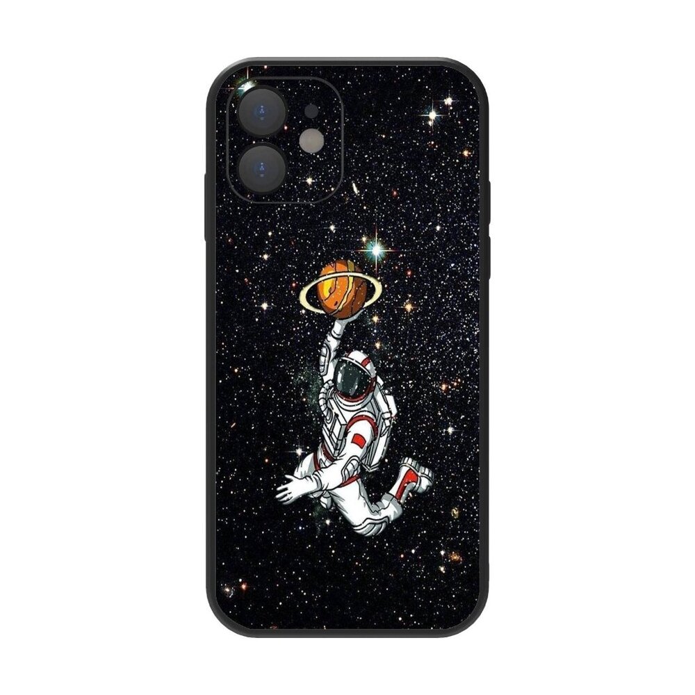 Astronauts iPhone 11 Case dunk basketball‎ black NEW space NASA